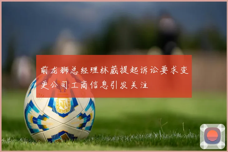 前龙狮总经理林葳提起诉讼要求变更公司工商信息引发关注